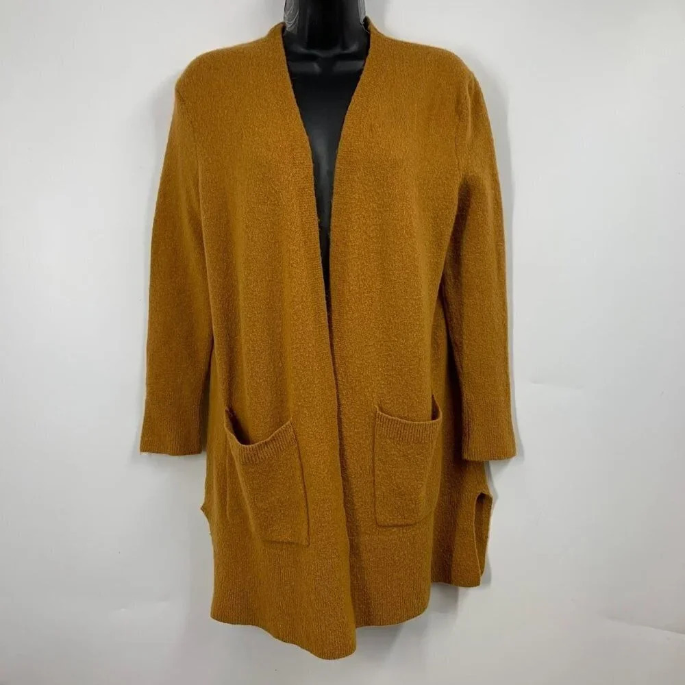 Madewell Women's Kent Cardigan Merino Wool Sweater in Coziest Yarn Size XS‎